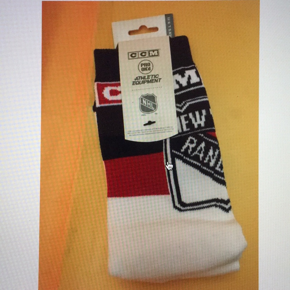 NEW YORK RANGERS CCM NHL SOCKS